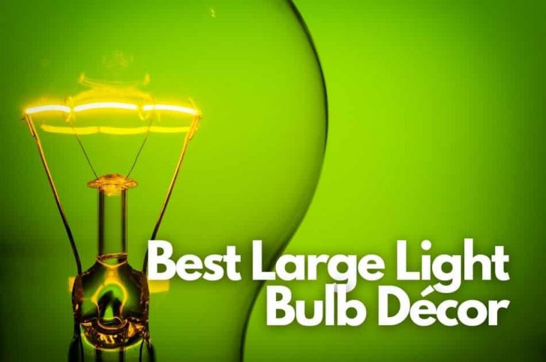 Best large Light Bulb Decor- Top 5 Options