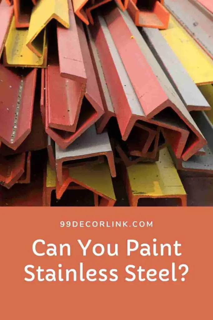 can you paint on stainless steel pinterest