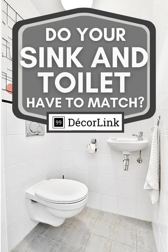 Do Your Sink And Toilet Have To Match pinterest
