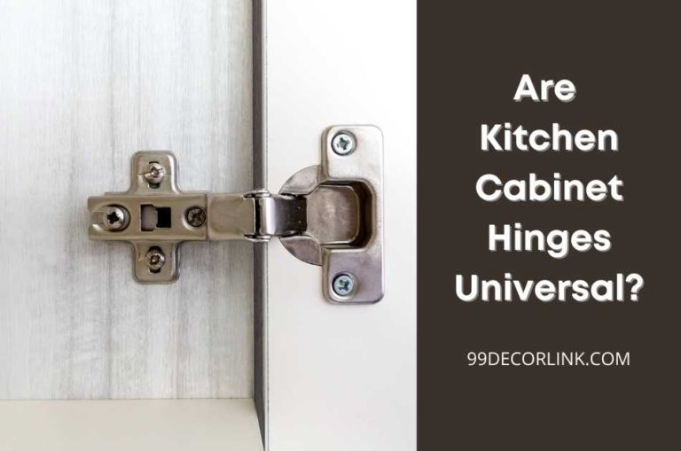 Are Kitchen Cabinet Hinges Universal?